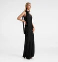 PARTY WEAR GOWN HALF SHOULDER