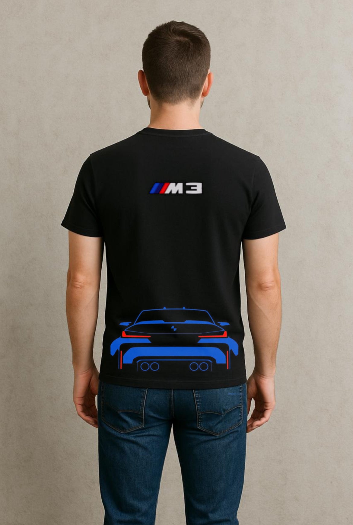 Black Short Sleeve T-shirt  'BMW M4'